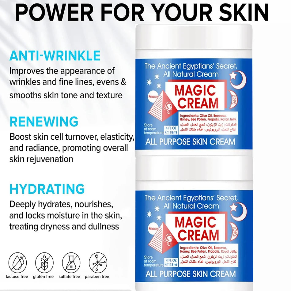 Magic Facial Cream - All-Purpose Moisturizing Face Cream (2-Pack)