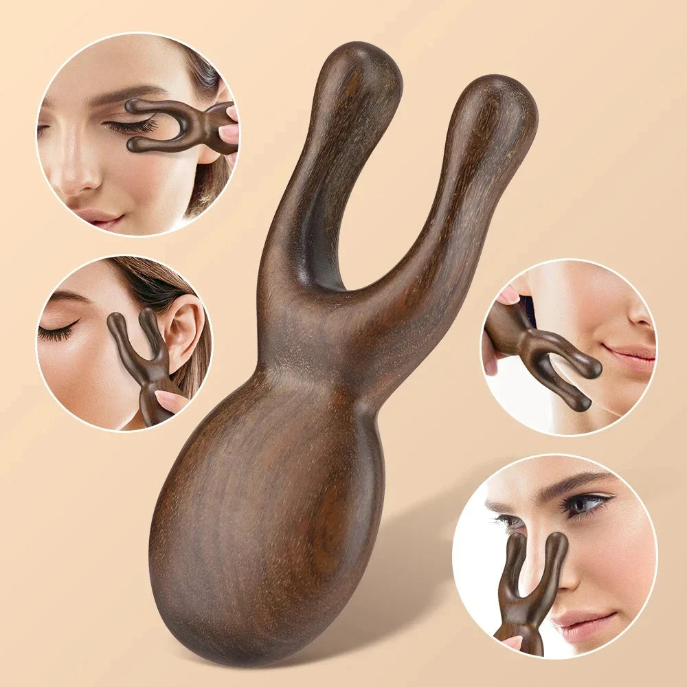Sandalwood Frog Facial Massager