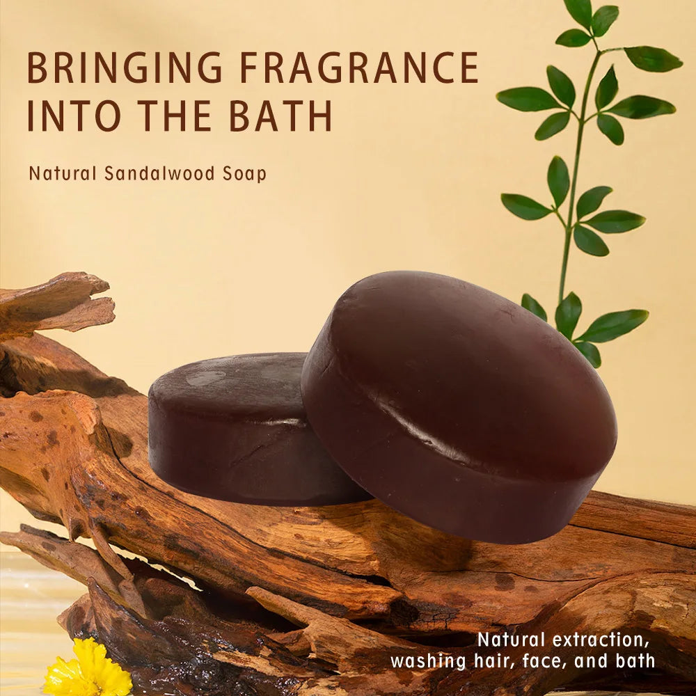 Handmade Essential Oil Soap Set - Sandalwood & Agarwood (2-Pack)