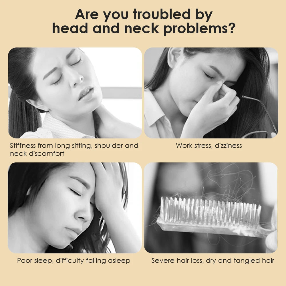 Wooden Scalp Massage Comb