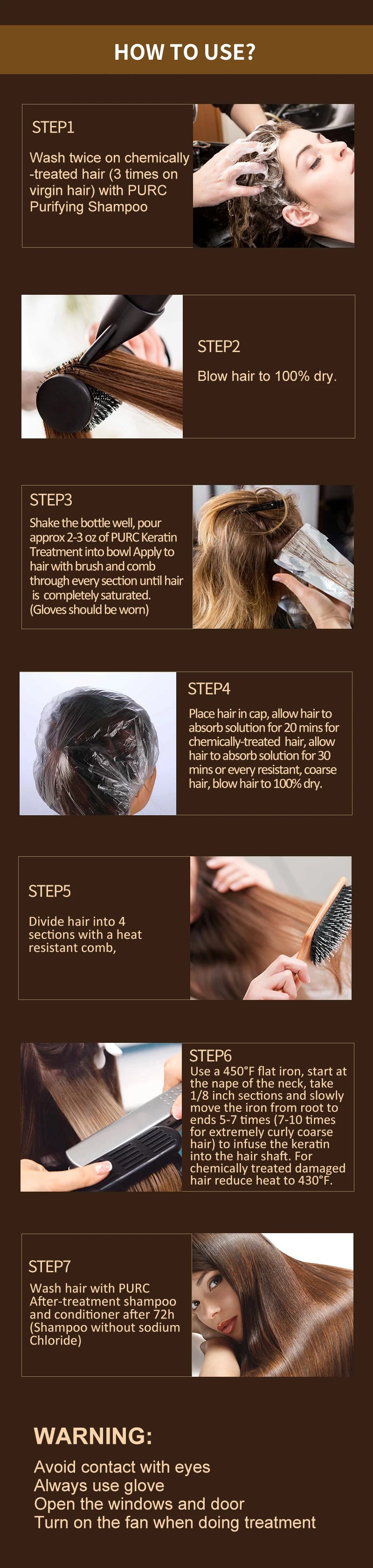 Professional Keratin Shampoo & Conditioner - Smoothing & Damage Repair