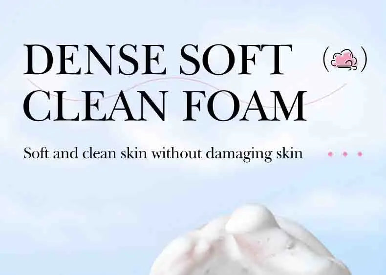 Fruit Infusion Facial Cleansing Mousse - Hydrating & Gentle Massage Foam