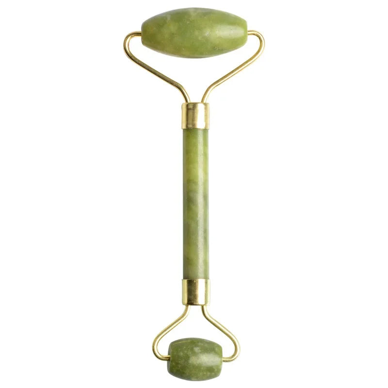 Green Jade Facial Roller (Double Head)