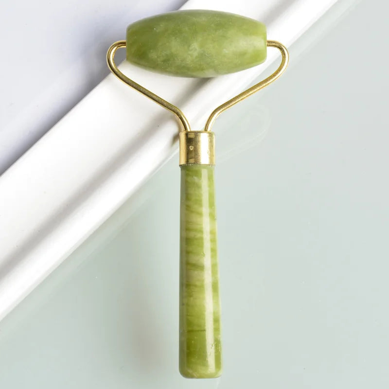 Green Jade Facial Roller (Double Head)