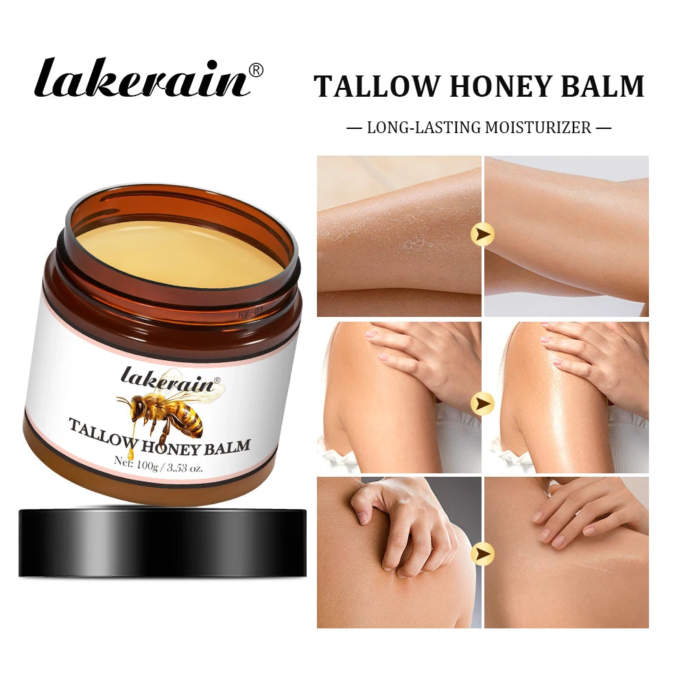 Tallow Honey Balm - Nourishing Cream for Dry & Itchy Skin