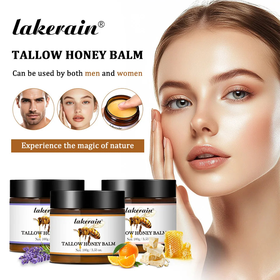Tallow Honey Balm - Nourishing Cream for Dry & Itchy Skin