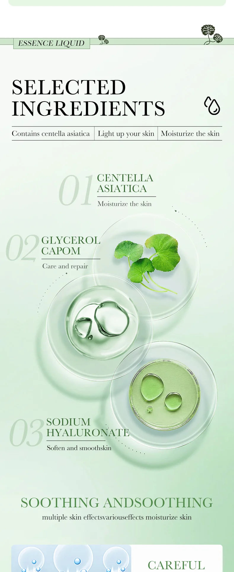 Centella Face Serum - Hydrating & Firming Essence