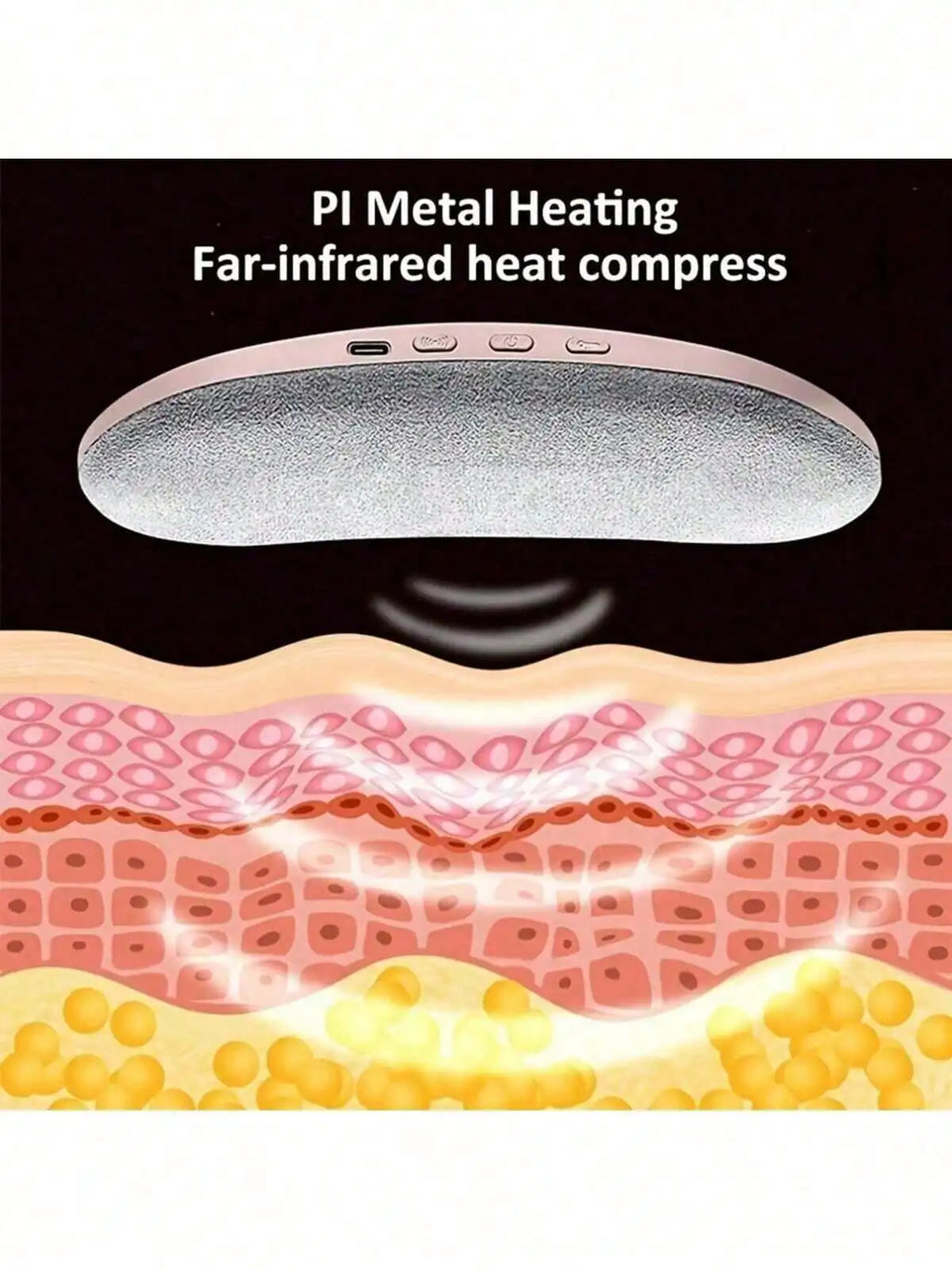 Rechargeable Heating Waist Belt (3-Level Warmth)