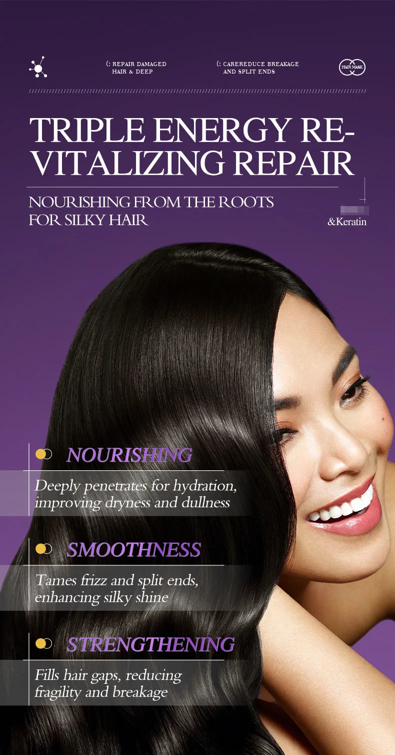 5-Second Magic Hair Mask Travel Pack - Portable Repair for On-the-Go