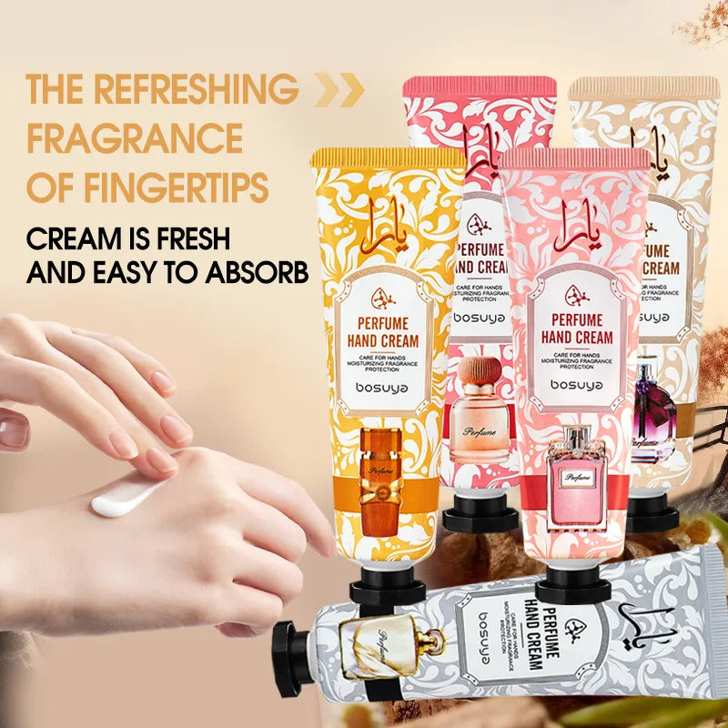 Perfume Hand Cream Set - Moisturizing & Nourishing (5-Pack)