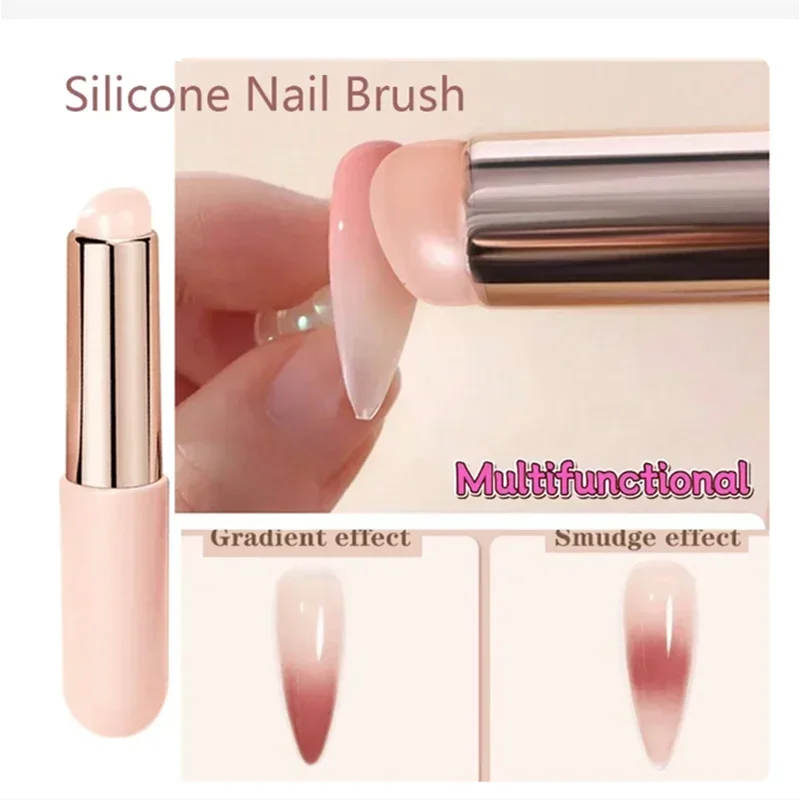 Silicone Nail Art Applicator Brush