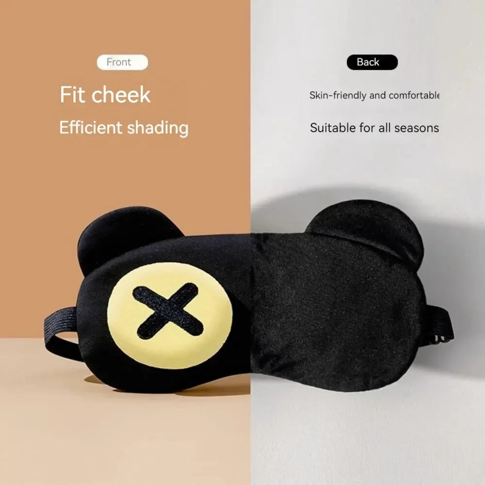 Cute Warm Compress Sleep Eye Mask