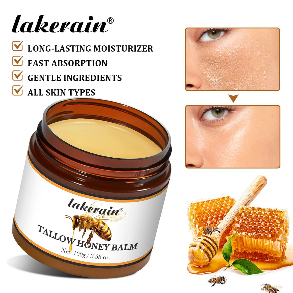 Tallow Honey Balm - Nourishing Cream for Dry & Itchy Skin