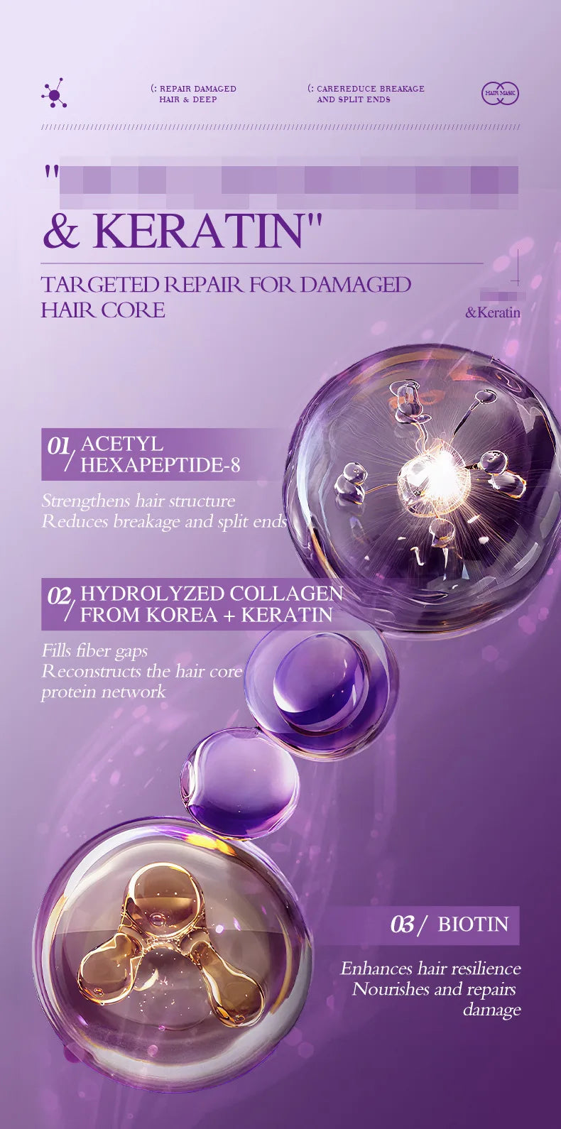 5-Second Magic Hair Mask Travel Pack - Portable Repair for On-the-Go