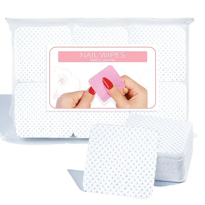 Lint-Free Nail Wipes (300pcs Pack)