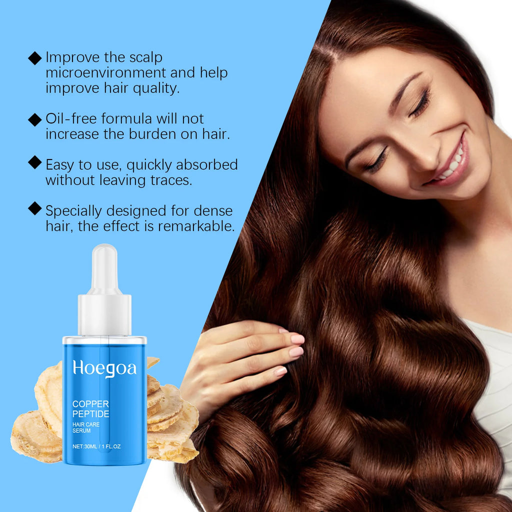 Copper Peptide Advanced Hair Growth Serum - Root Strengthening & Repair Essence