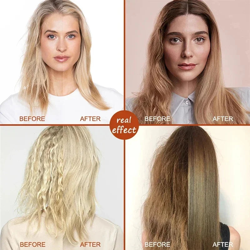 5-Second Magic Keratin & Collagen Hair Mask - Instant Repair for Frizzy & Damaged Hair (3pcs)