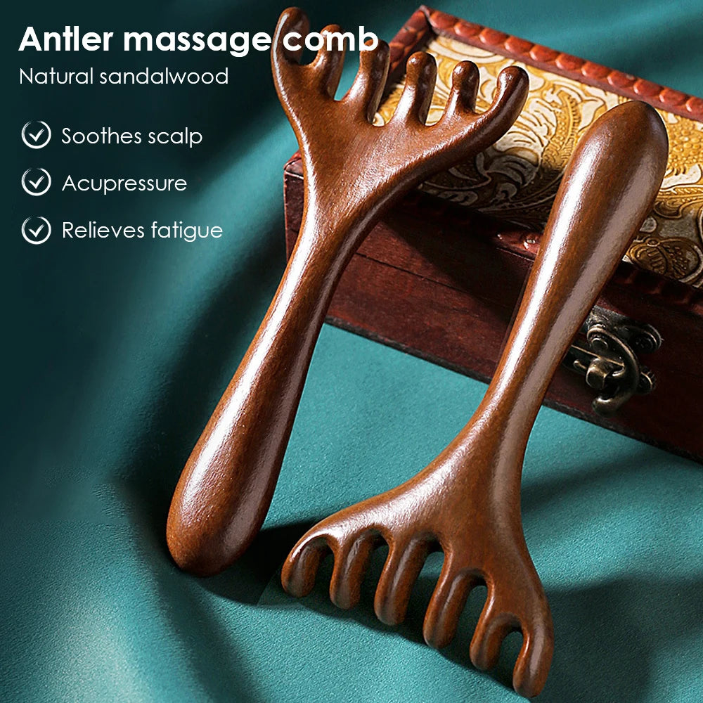 Wooden Scalp Massage Comb