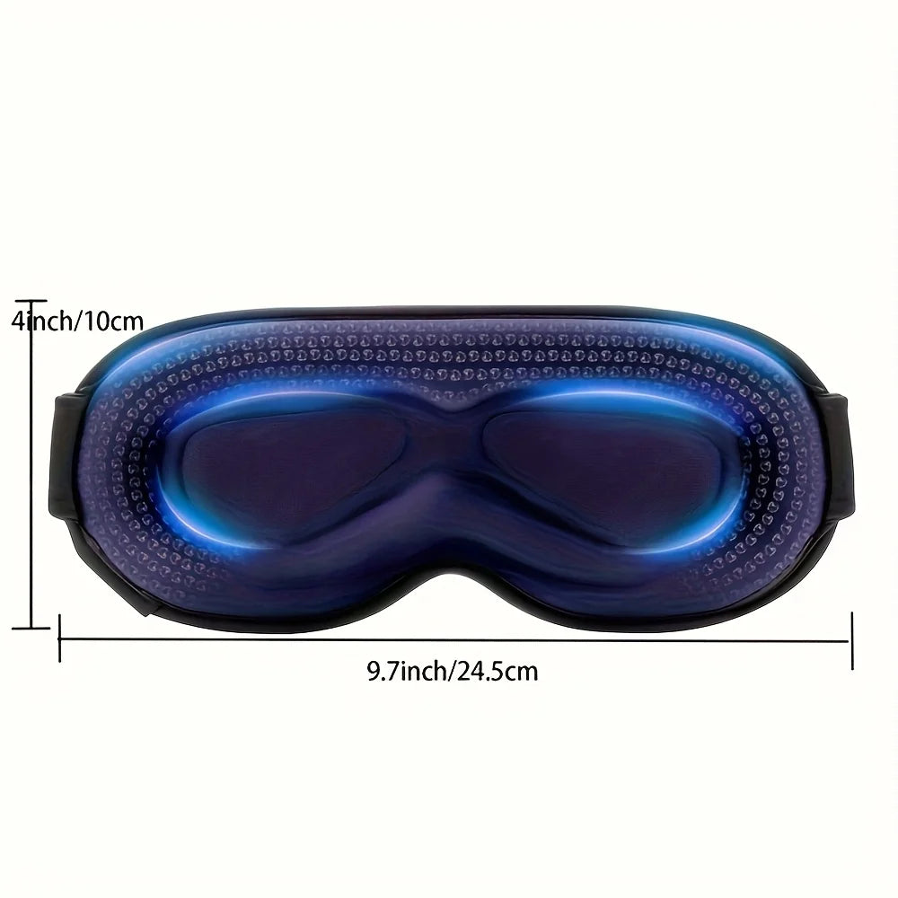 3D Contoured Light-Blocking Sleep Mask