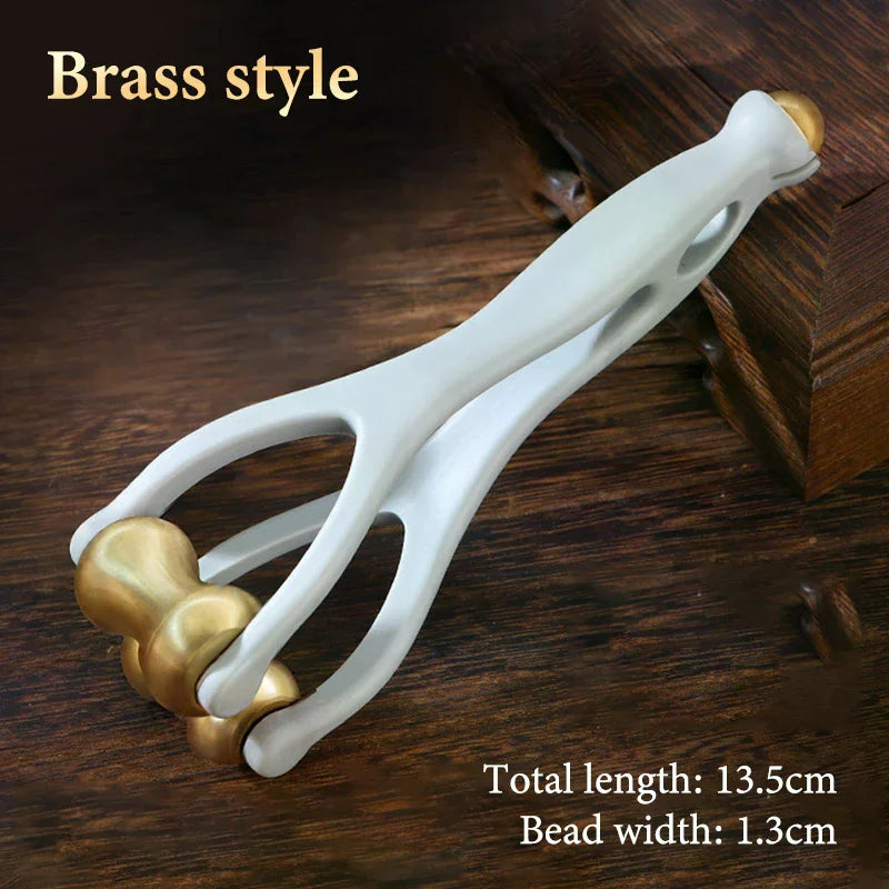 Dual-Row Finger Massage Roller