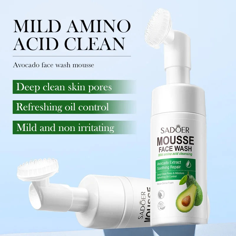 Fruit Infusion Facial Cleansing Mousse - Hydrating & Gentle Massage Foam