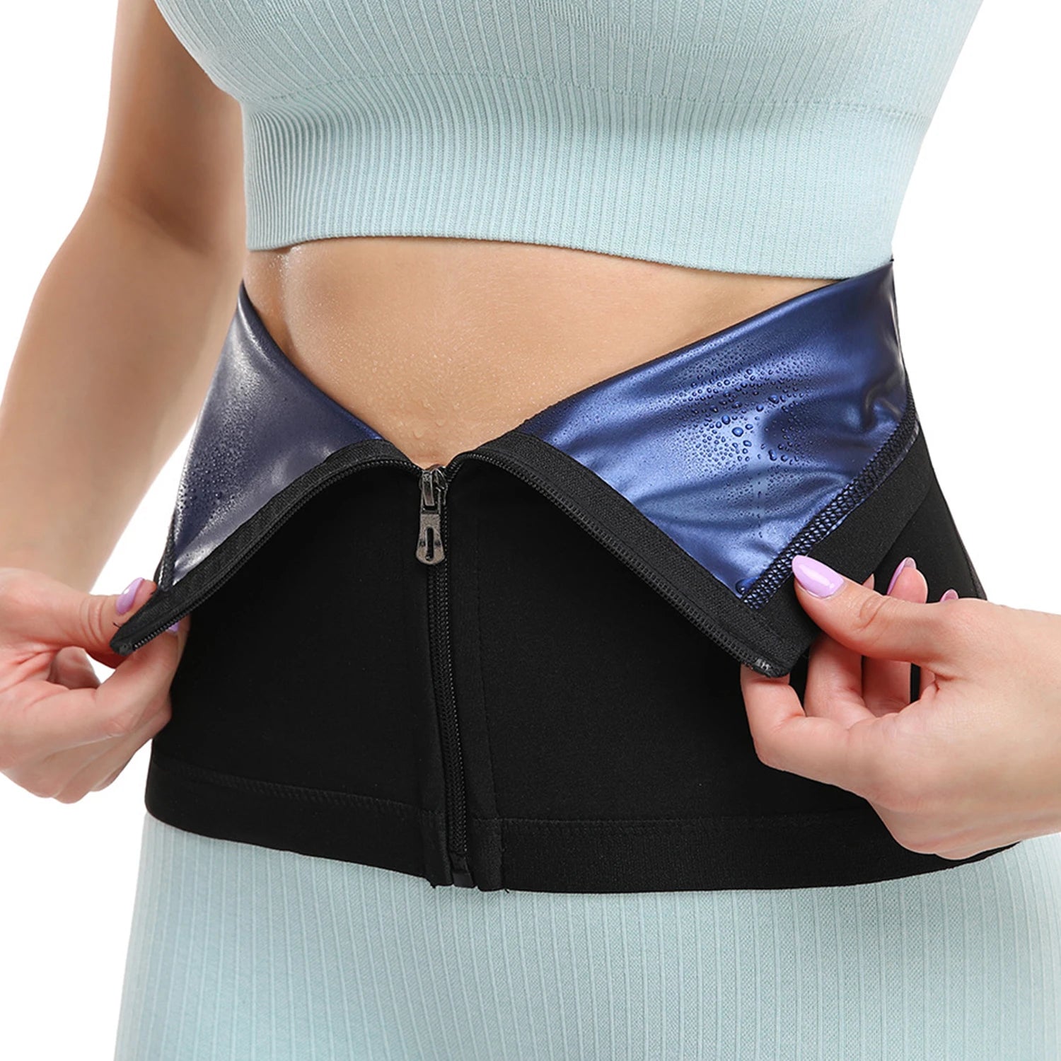 Zipper Waist Support Belt