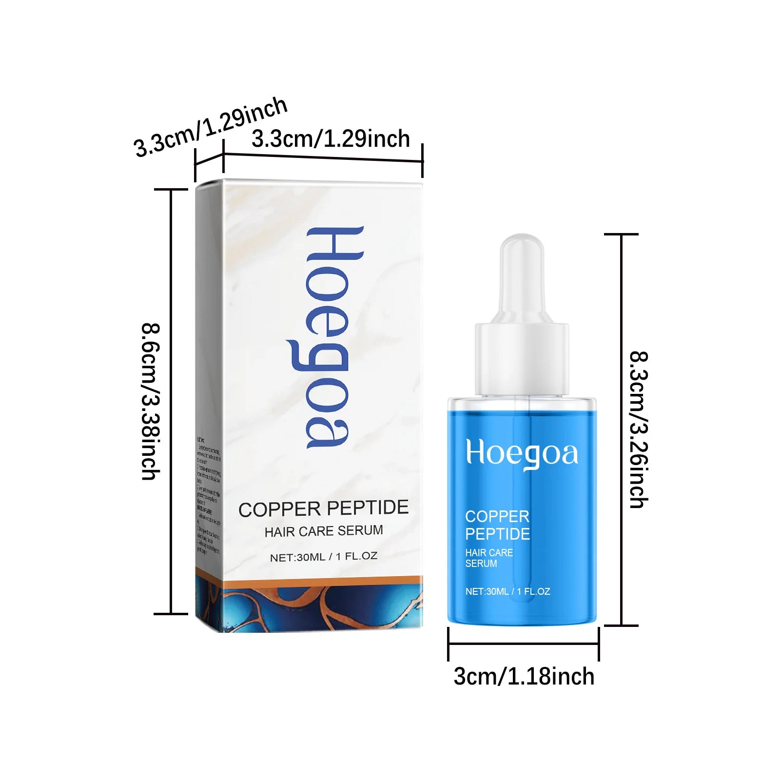 Copper Peptide Advanced Hair Growth Serum - Root Strengthening & Repair Essence