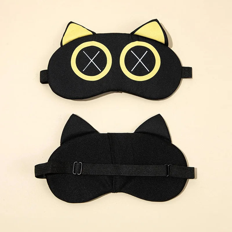 Cute Cartoon Polyester Sleep Eye Mask