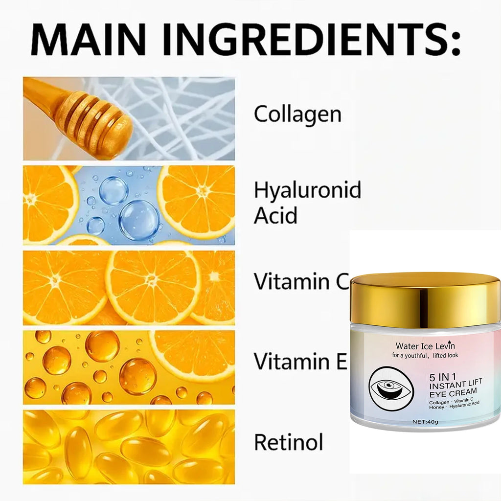 5-in-1 Eye Cream - Collagen & Vitamin C Brightening