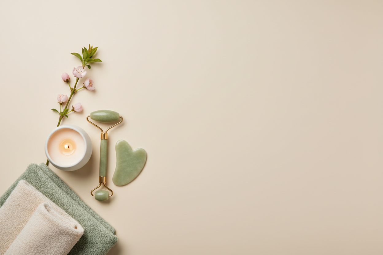 Spa Scene Left Aligned with Text Space